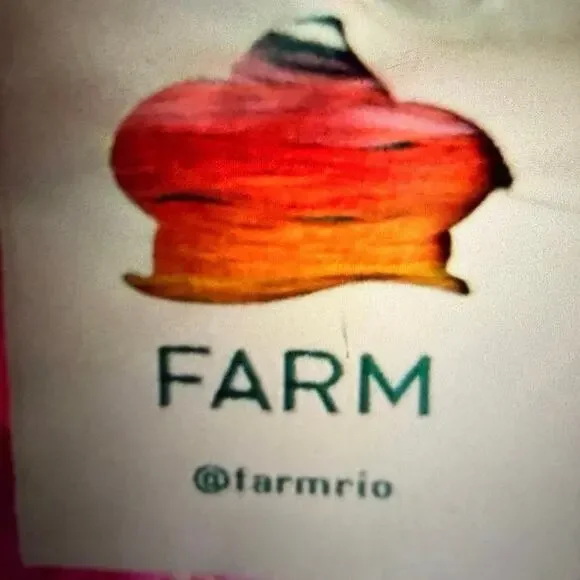 Farm Rio Tropical Groove Cotton Maxi Dress - Pink/Orange - Picture 5 of 5